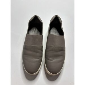 Vince‎ Sneaker Womens Leather Corbin Slip on Gray Shoe Size 8.5 M US 38.5 EU